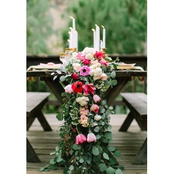 стол молодоженов (Garden Wedding style)